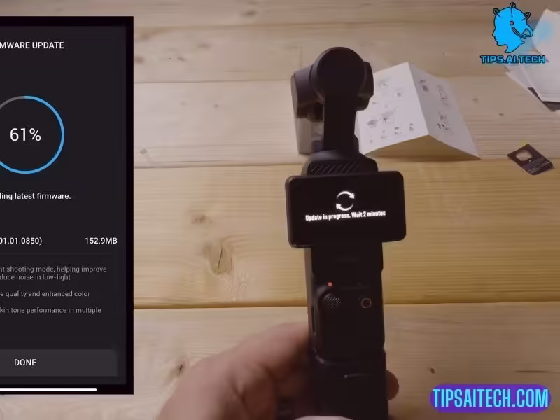 cập nhật firmware dji pocket 3