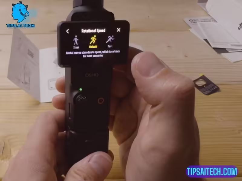 cài đặt gymbal dji pocket 3
