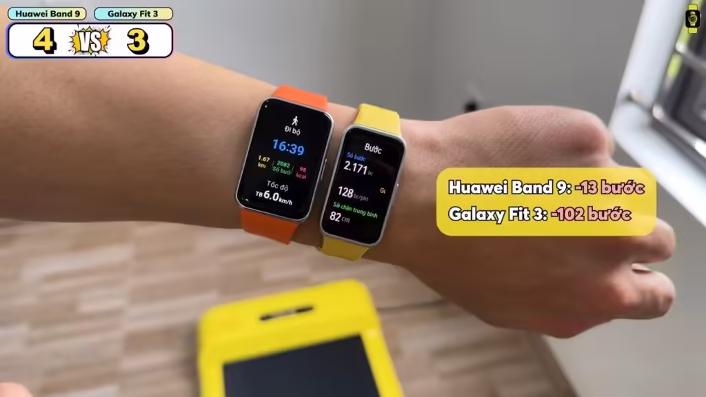 So Sánh Huawei Band 9 vs Galaxy Fit 3