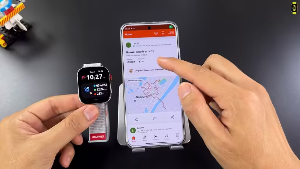 chế độ GPS Huawei Watch Fit 3