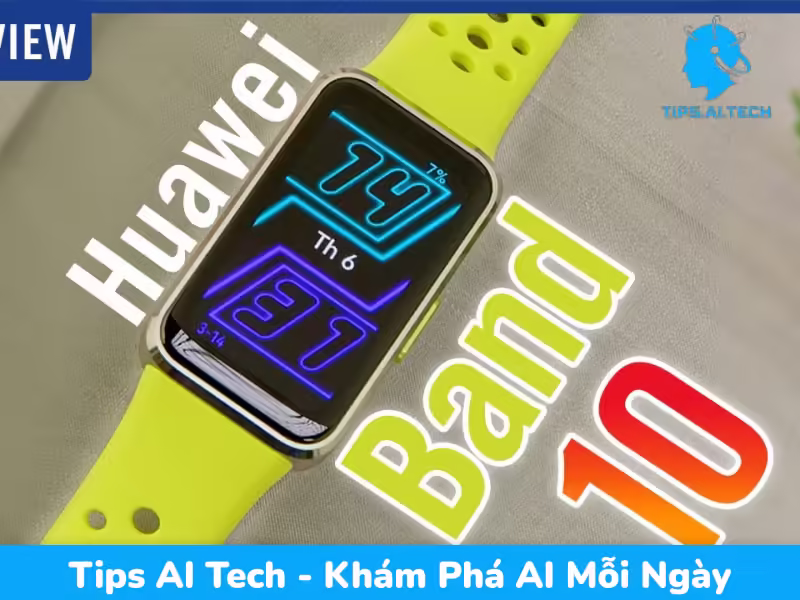 Đánh giá Huawei Band 10 chi tiết: Thiết kế nâng cấp, theo dõi sức khỏe chuyên sâu