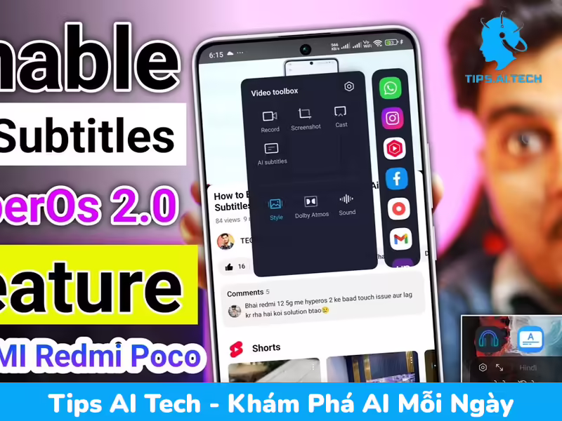 Xiaomi HyperOS 2.0: Mở Khóa Sức Mạnh Phụ Đề AI Không Cần Root