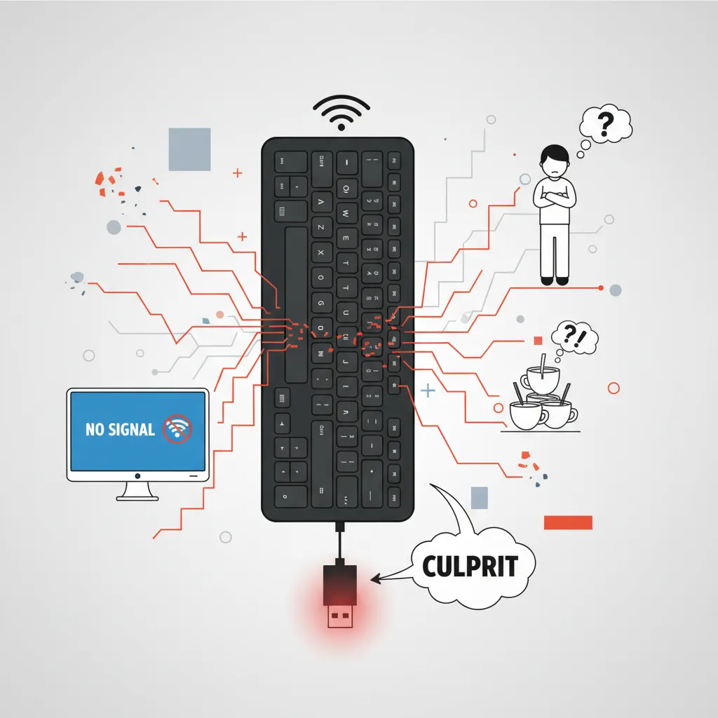 Bàn phím không dây Logitech bị mất USB: Đừng lo, mình có cách rồi!