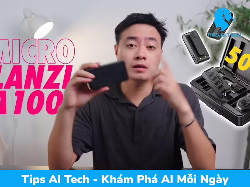 Ulanzi a100 micro không dây 500k cho vlogger đáng mua?