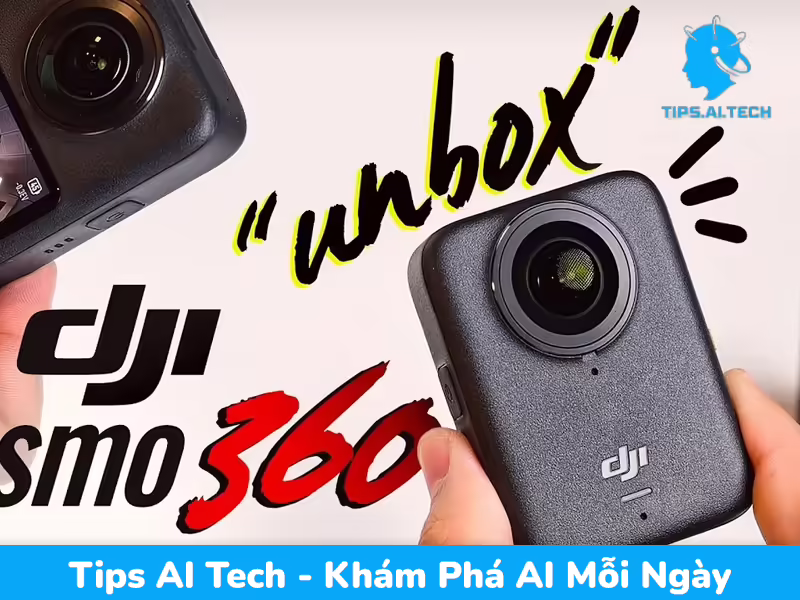 Đánh giá dji osmo 360 nhỏ gọn, quay 8k50 ấn tượng