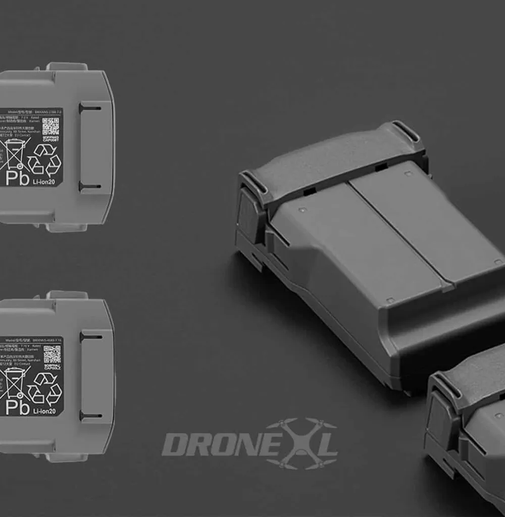 DJI Mini 5 Pro two types of batteries. Intelligent flight battery and battery Plus.
