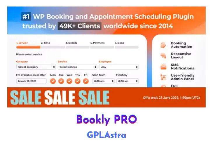 Bookly PRO: Nâng Tầm Đặt Lịch Online Miễn Phí Cho Doanh Nghiệp