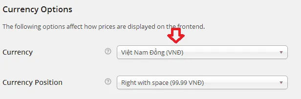 Code thay đổi ký hiệu tiền tệ