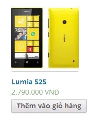 Kết quả hiển thị VNĐ