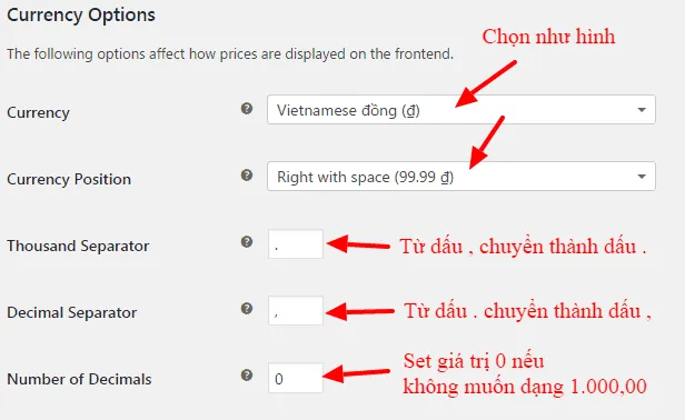 Chuẩn Hóa Tiền Tệ VNĐ Trong WooCommerce: Tối Ưu Trải Nghiệm Khách Hàng