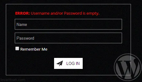 Trang đăng nhập tùy chỉnh sau khi áp dụng CSS