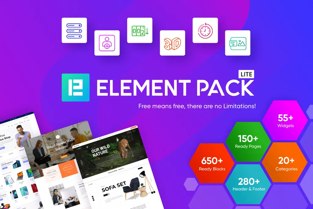 Tải về Element Pack Mở Khóa Sức Mạnh Elementor Miễn Phí, Trọn Đời