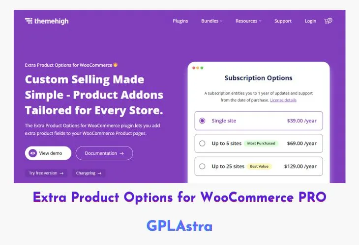 Tối ưu hóa chuyển đổi với Extra Product Options PRO cho WooCommerce