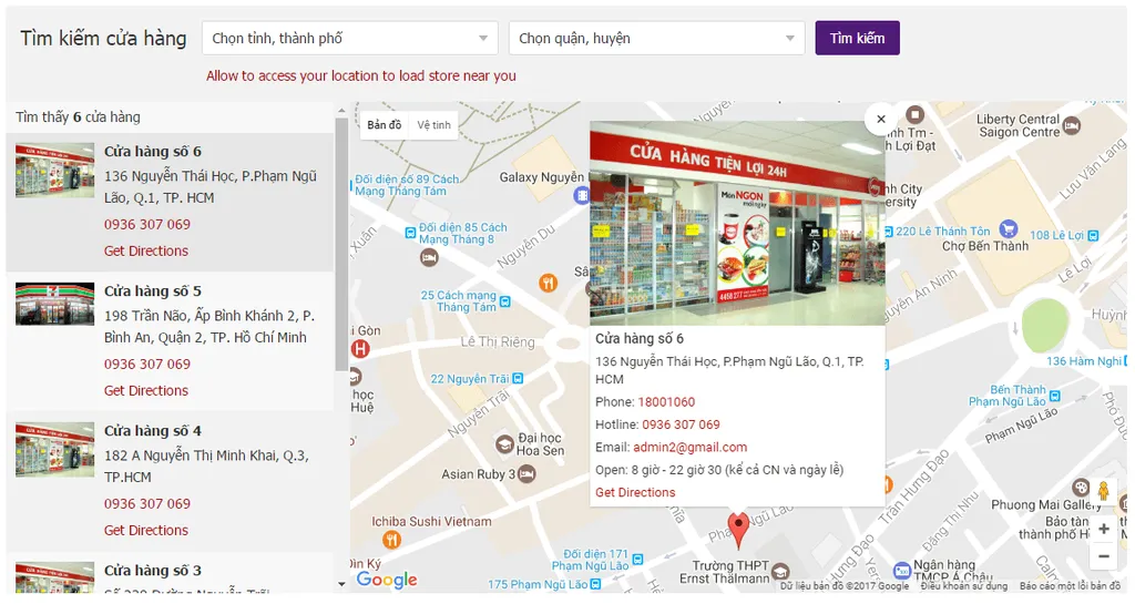 Minh họa giao diện người dùng