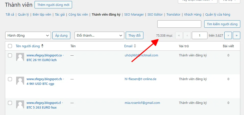Xóa Hàng Nghìn User Spam WordPress Nhanh Chóng Với WP-CLI
