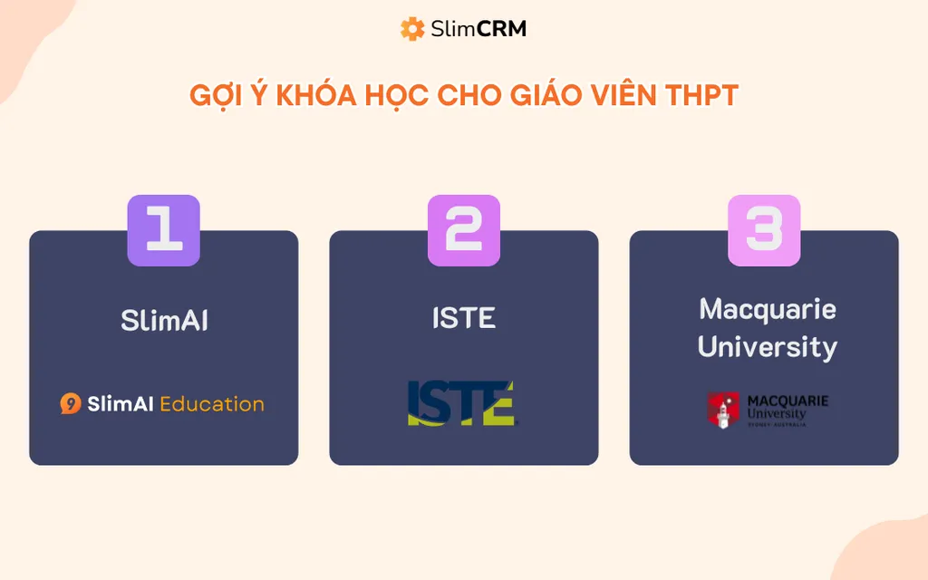 Gợi ý Khóa học AI cho giáo viên