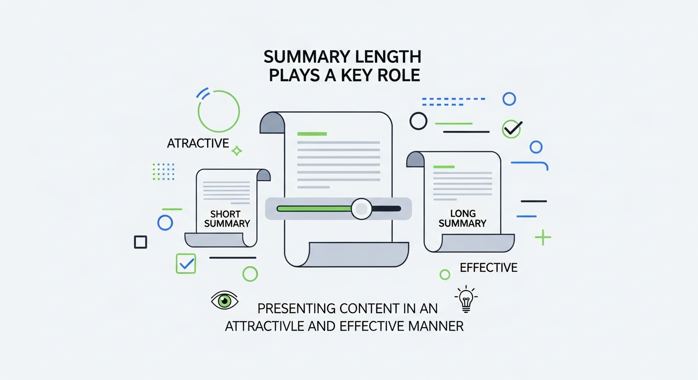 Tại Sao Độ Dài Tóm Tắt Lại Quan Trọng Đến Vậy?