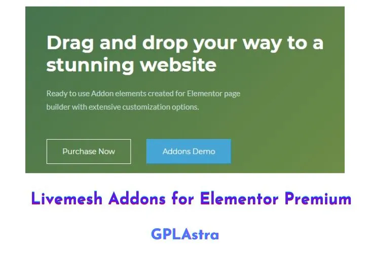 Livemesh Addons for Elementor Premium Free Download