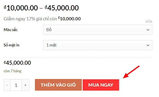 Tối ưu chuyển đổi: Nút Mua Ngay WooCommerce đơn giản, hiệu quả