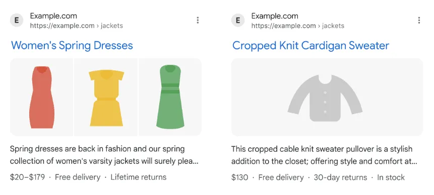 Minh họa cảnh báo Google Search Console