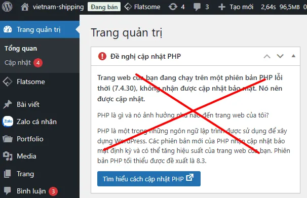Tối Ưu Hiệu Suất WordPress: Nâng Cấp PHP 8.3+ và Chiến Lược Quản Lý Cảnh Báo