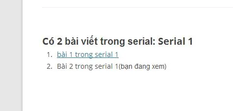 Tối Ưu Nội Dung WordPress: Hiển Thị Bài Viết Theo Chuỗi, Tăng Tương Tác