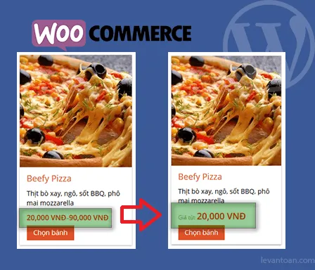 Thay đổi kiểu hiển thị giá variable