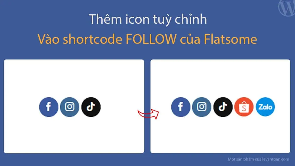 Biểu tượng tùy chỉnh Flatsome