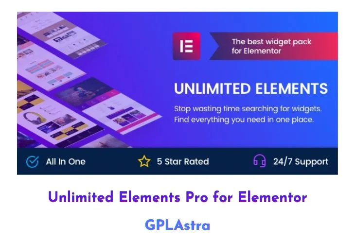 Unlimited Elements for Elementor Pro Plugin