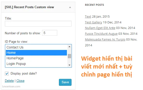 Widget Bài Viết Mới Nhất WordPress: Tùy Biến Hiển Thị Trang Chính Xác