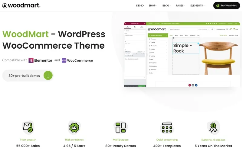Tải chủ đề WoodMart WooCommerce đa năng, tối ưu chi phí