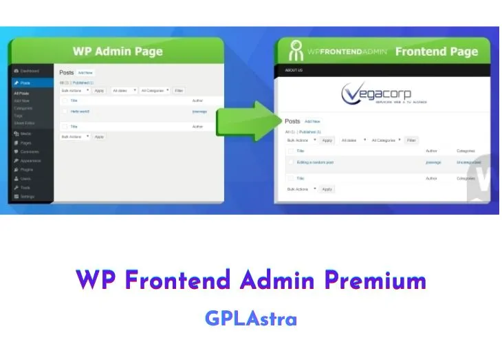 Chuyển Đổi WordPress Thành Nền Tảng Ứng Dụng Mạnh Mẽ với WP Frontend Admin Premium