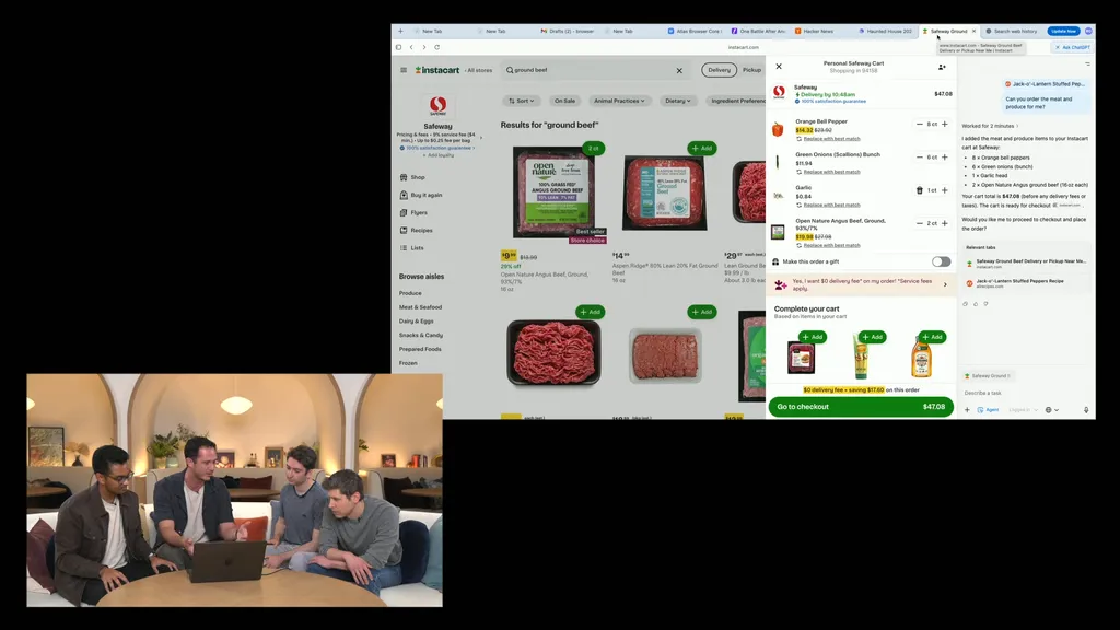Reviewing how ChatGPT Agent shopped for you in Atlas browser
