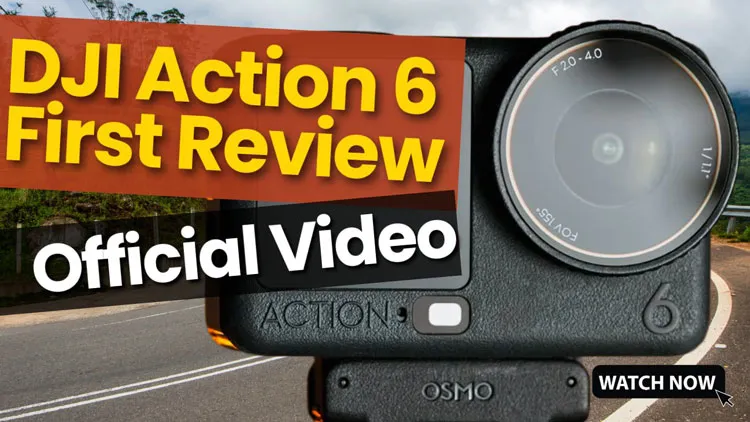 DJI Action 6 cảm biến 1/1,1 inch Định Nghĩa Lại Camera Hành Trình