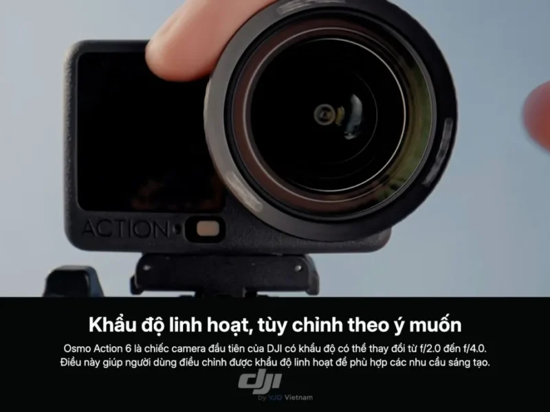 DJI Osmo Action 6: Khai Phá Khẩu Độ Biến Thiên Và Sức Mạnh Sáng Tạo Đột Phá Cho Action Camera