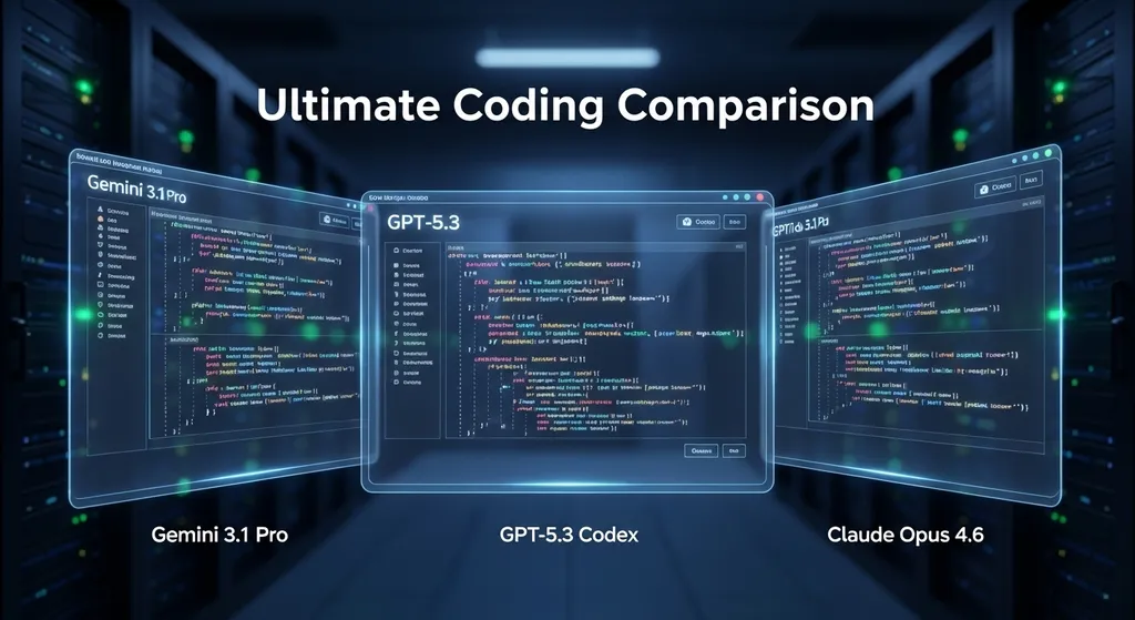 So sánh Gemini 3.1 Pro, GPT-5.3 Codex, Claude Opus 4.6: Hiệu suất, Chi phí, Tính năng
