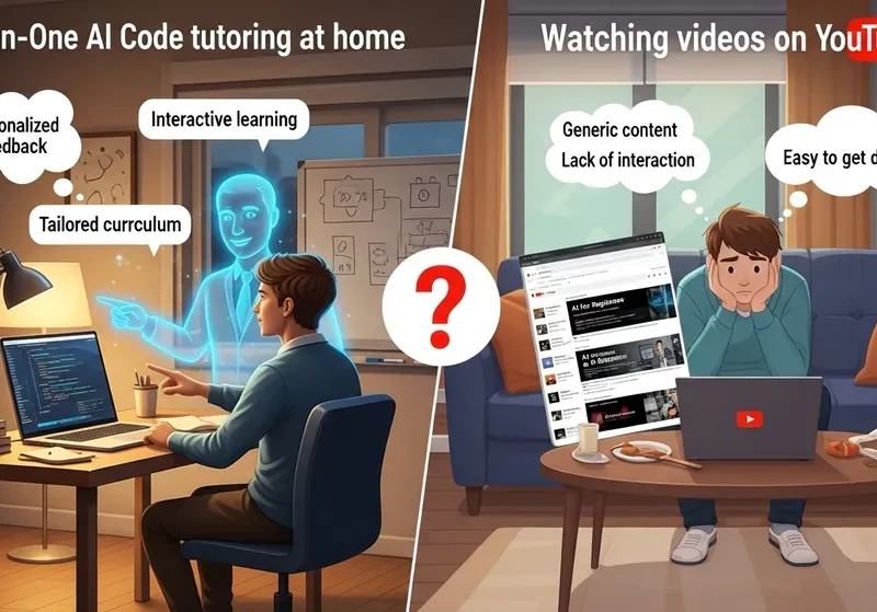 Tại sao nên học kèm AI Code 1-1 tại nhà thay vì xem video trên Youtube?