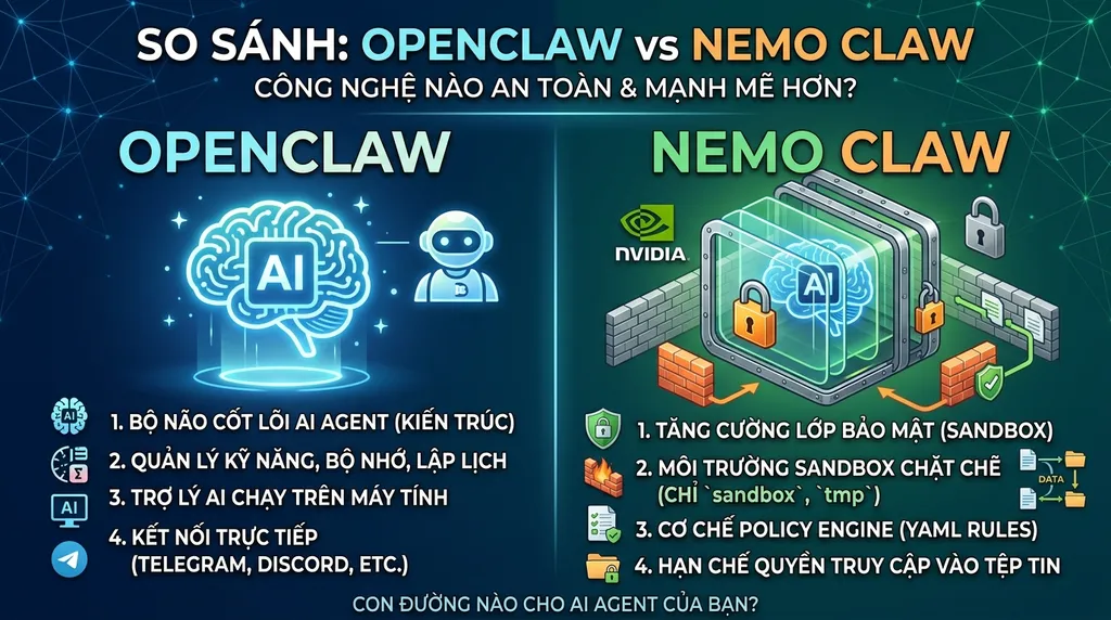 Dẫn Lối Tương Lai AI: OpenClaw và Nemo Claw của Nvidia