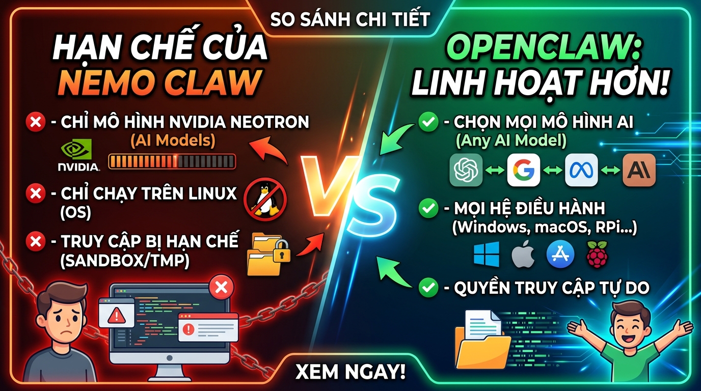 Hạn Chế Của Nemo Claw