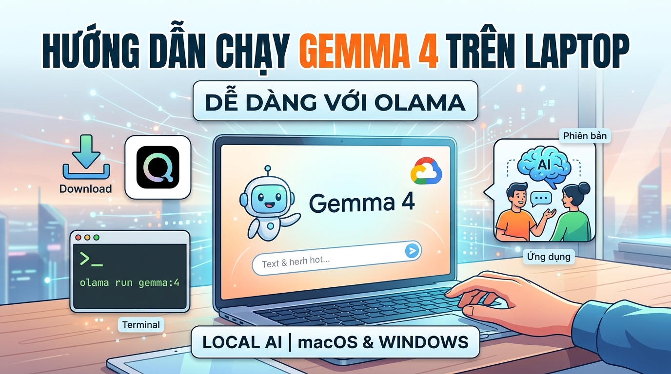 Hướng dẫn chạy Gemma 4 trên Laptop
