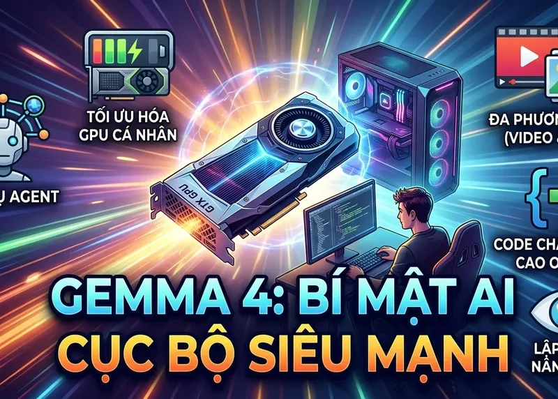 Google Ra Mắt Gemma 4: Mô Hình AI Mã Nguồn Mở Mạnh Mẽ Dành Cho Mọi Thiết Bị