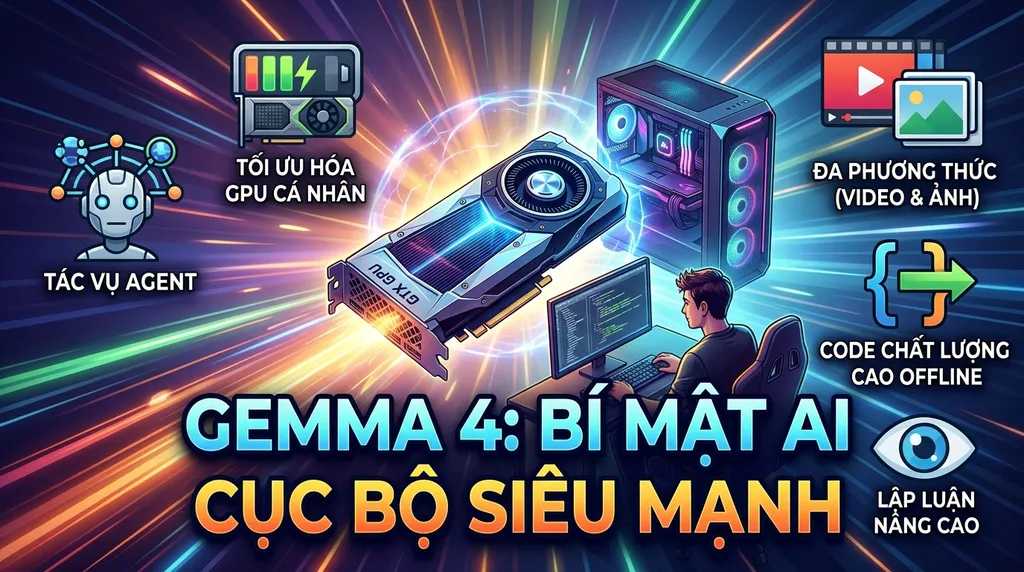 Google Ra Mắt Gemma 4: Mô Hình AI Mã Nguồn Mở Mạnh Mẽ Dành Cho Mọi Thiết Bị