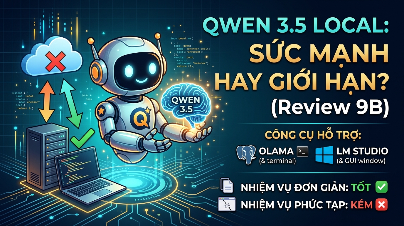 Chạy Mô Hình AI Qwen 3.5 Cục Bộ (Local)