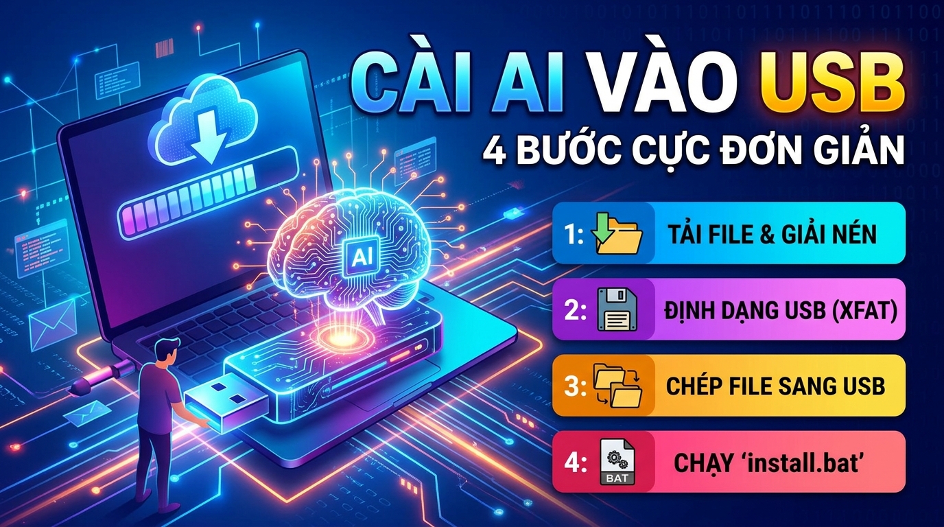 Hướng Dẫn Cài Đặt AI Lên USB