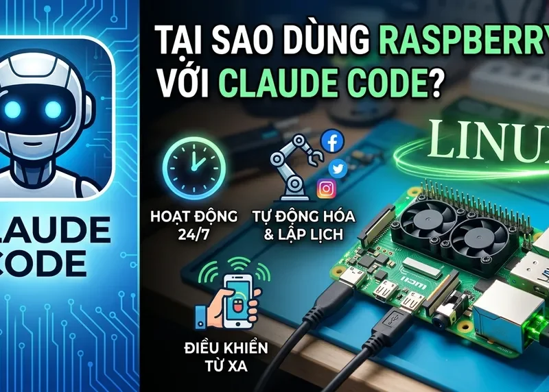 Tự Động Hóa Bài Đăng Mạng Xã Hội Với Claude Code và Raspberry Pi