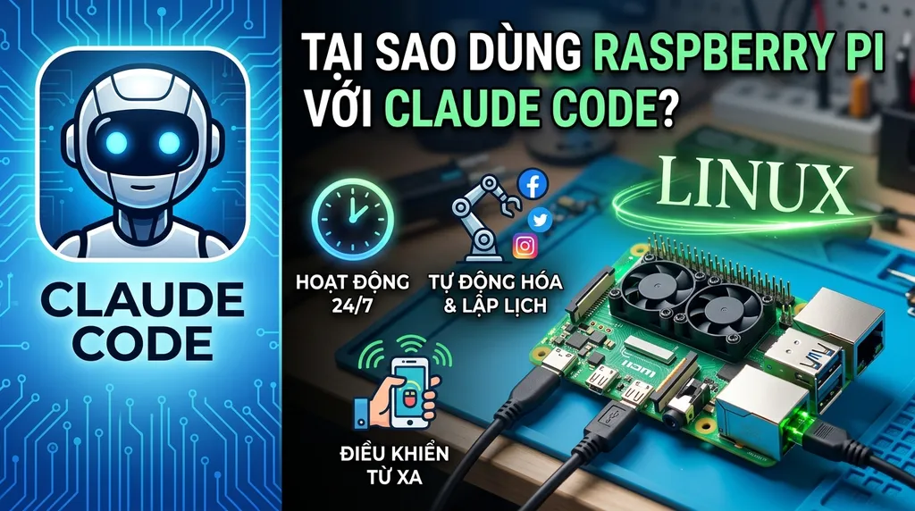 Tự Động Hóa Bài Đăng Mạng Xã Hội Với Claude Code và Raspberry Pi