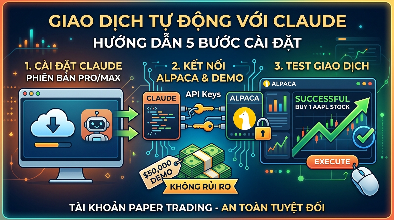 1. Thiết Lập Claude Để Giao Dịch Tự Động