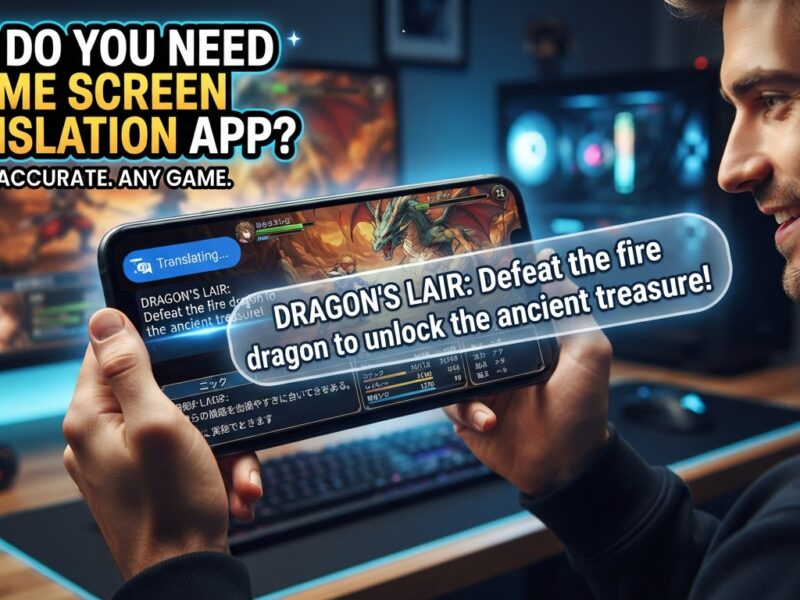App dịch màn hình game hiệu quả, miễn phí