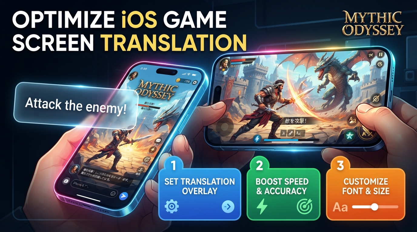 Mẹo để sử dụng app dịch màn hình game hiệu quả nhất