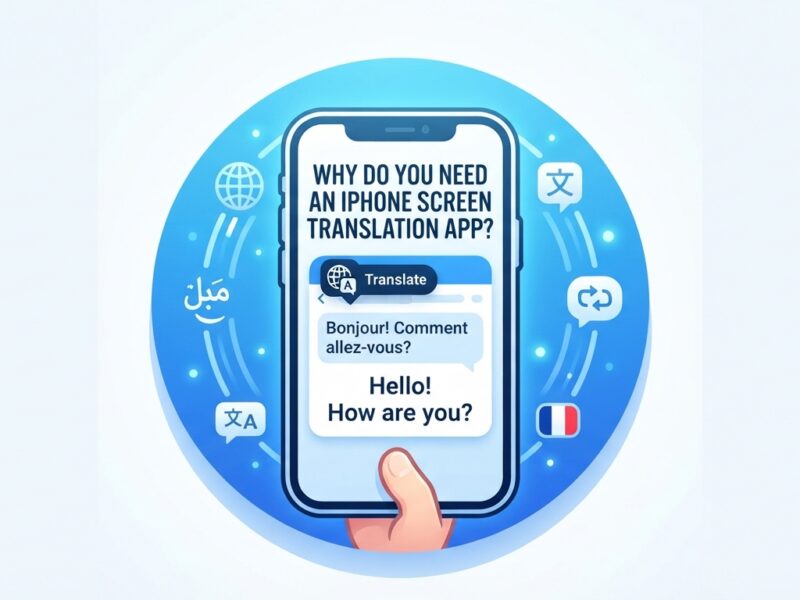 App dịch màn hình iPhone miễn phí và dễ dùng